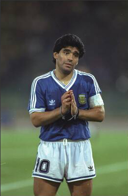 It wasn't Maradona's tournament, and all opponents made sure of eliminating him from the games Argentina played. Maradona was by far the most tackled player and only in short flashes did he show his brilliance, most notably against Brazil in the second round. 